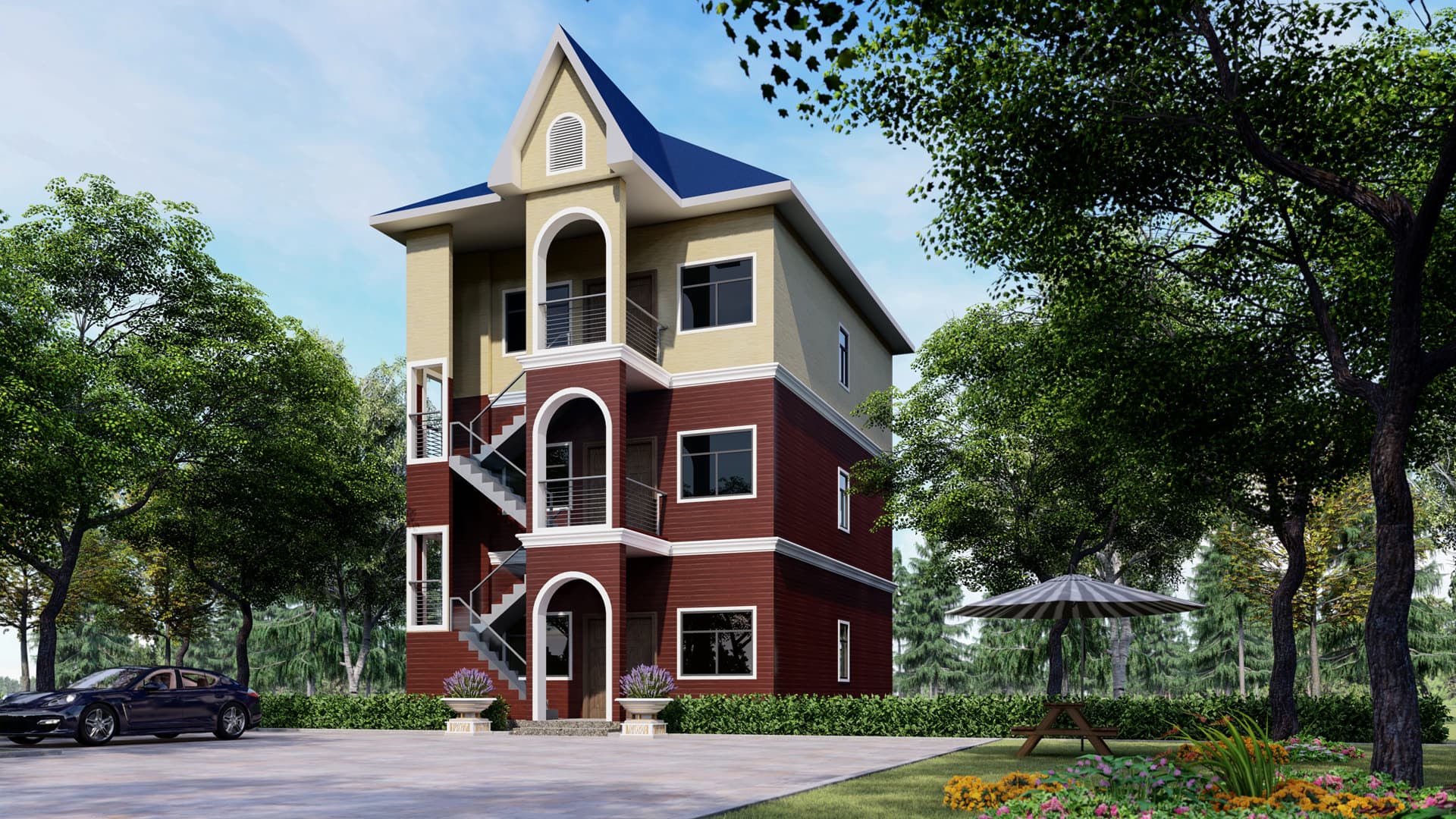 別墅項目 板材型號：PB1014，PBW17-06